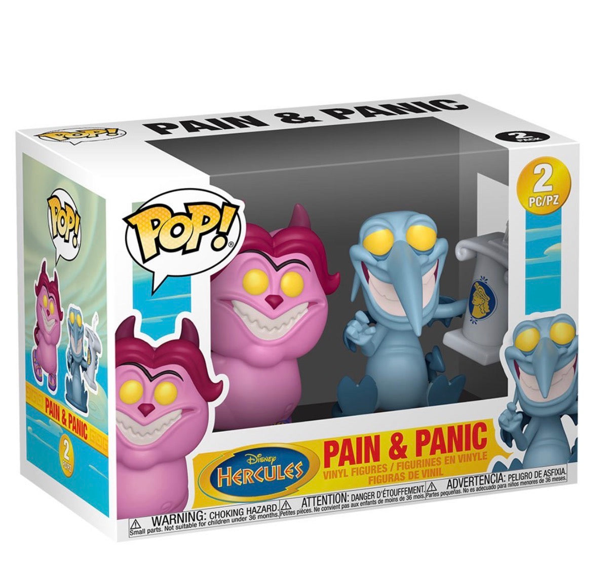 Funko Pop! Disney Hercules Pain & Panic 2-Pack