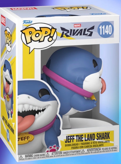Funko Pop! Jeff the Land Shark #1140 Marvel Rivals Vinyl Figure