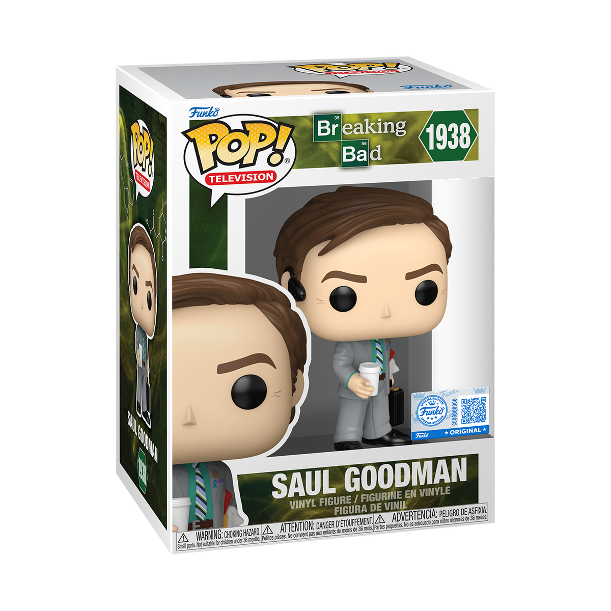 Funko Pop! Saul Goodman #1938 Breaking Bad Funko Exclusive