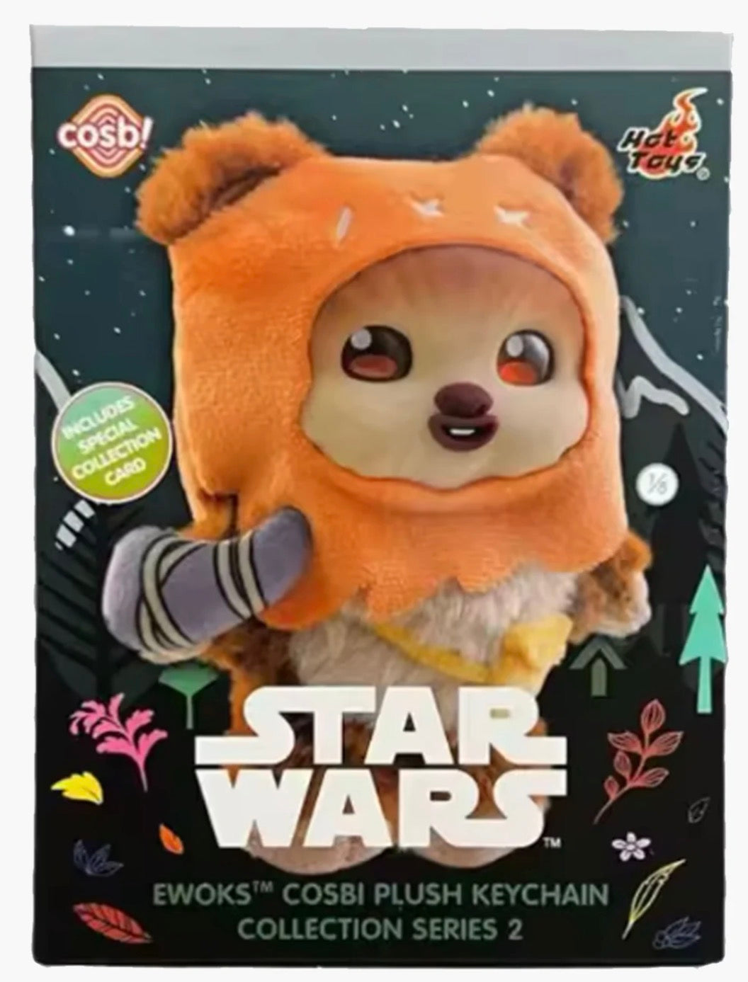Star Wars Ewoks Cosbi Plush Keychain Series 2 - 1 Blind Box