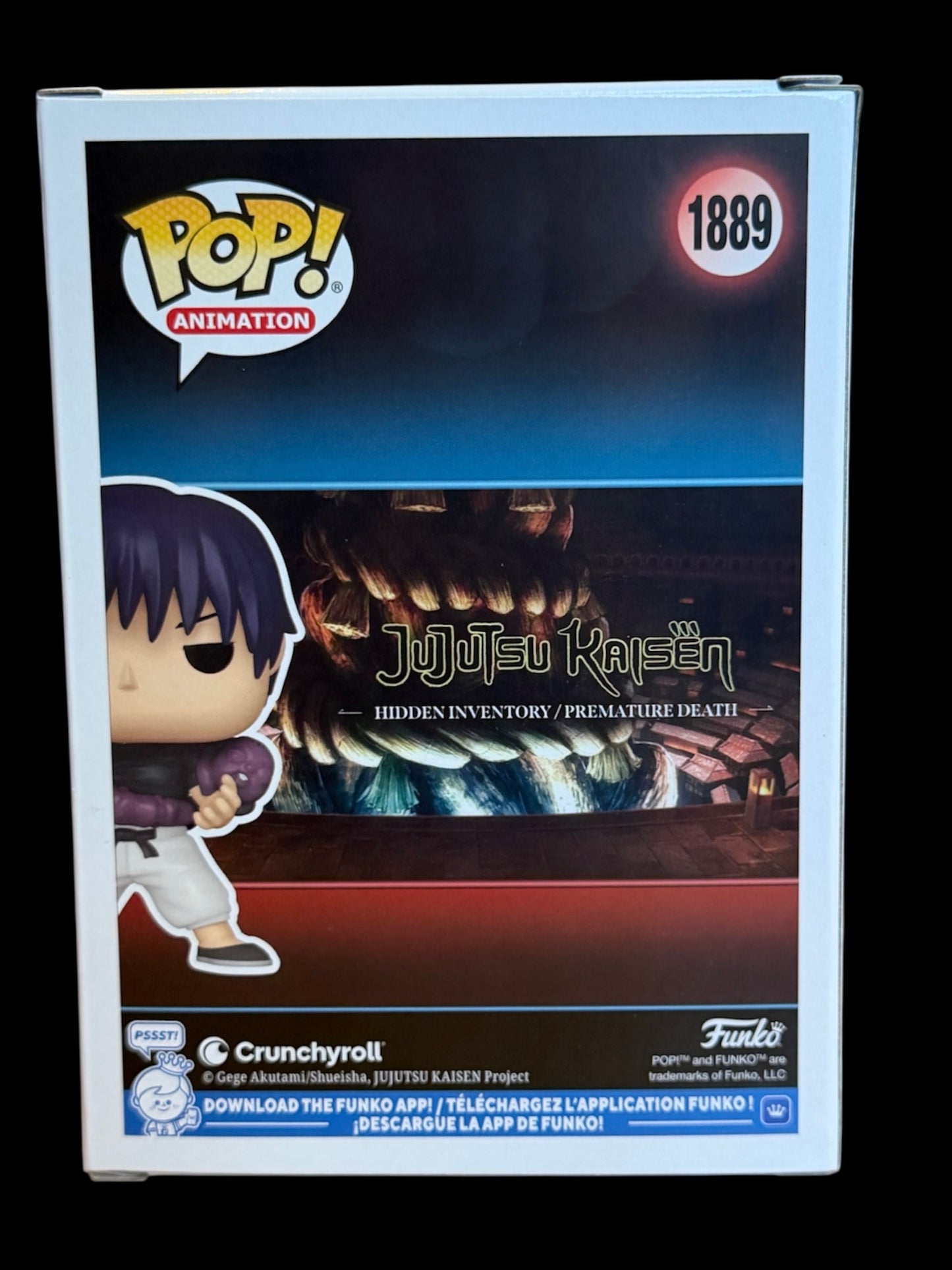 Funko Pop! Animation: Jujutsu Kaisen – Toji Fushiguro #1889 (Limited Glow Chase, Chalice Collectibles Exclusive)
