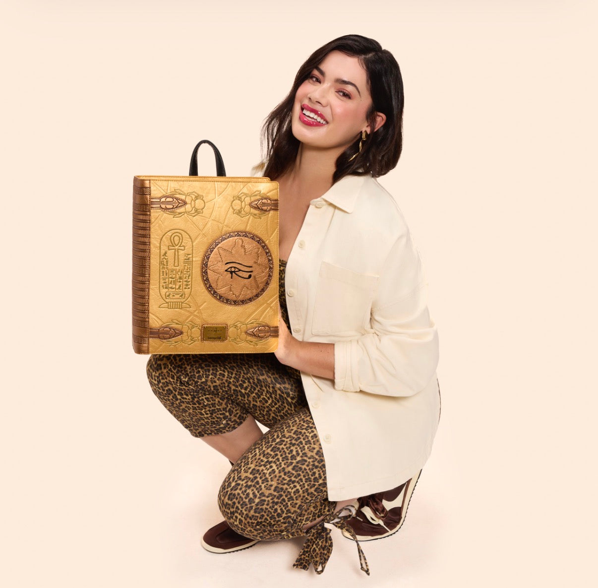 The Mummy Book of the Living Mid-Size Backpack with Card Holder