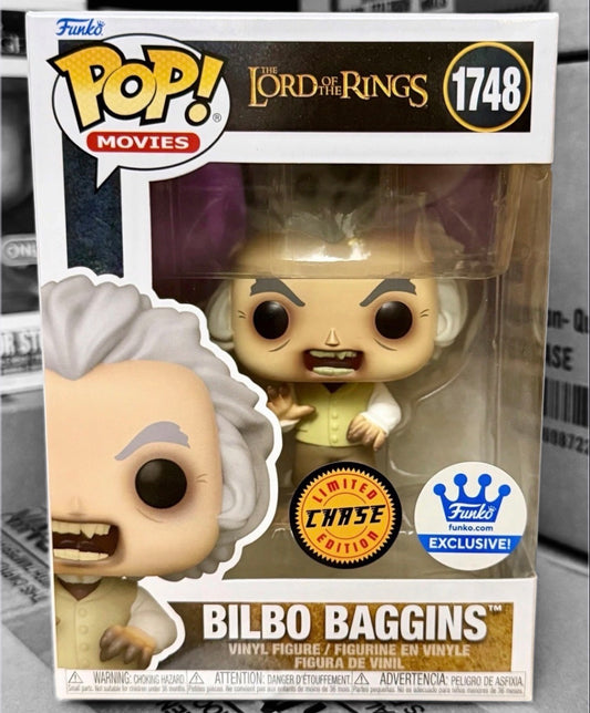 Funko Pop! Lord of the Rings Bilbo Baggins Chase #1748 Funko Shop Exclusive