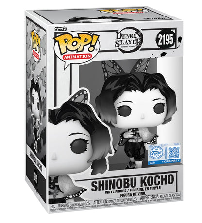 Funko Pop! Animation: Demon Slayer – Shinobu Kocho #2195 Black & White entertainment Earth Exclusive
