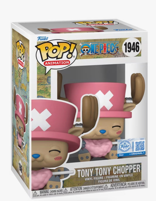 Tony Tony Chopper with Cotton Candy Funko Pop! One Piece #1946 Exclusive Vinyl Figure