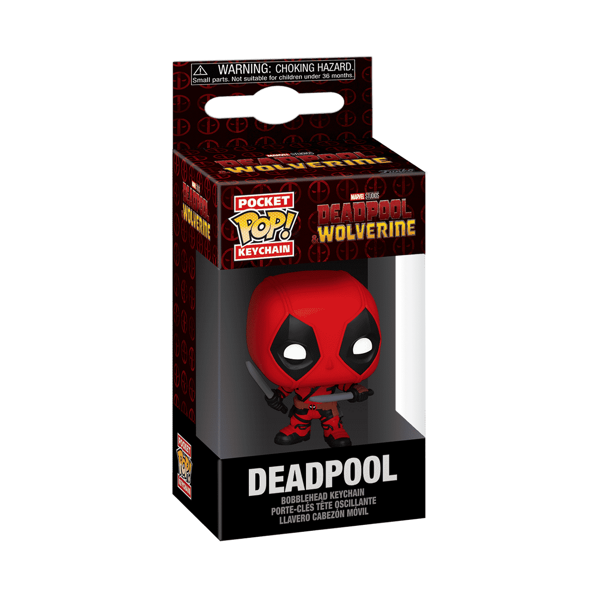 Pocket Pop! Keychain Deadpool with Sword Marvel Deadpool & Wolverine