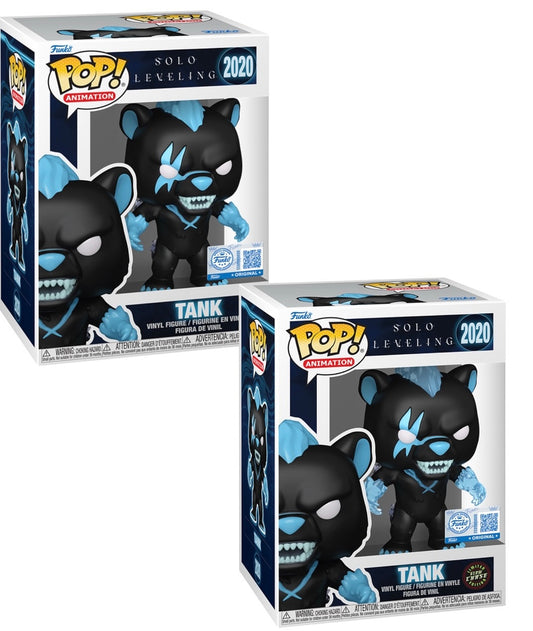 EXCLUSIVE LE CHASE GLOW BUNDLE Tank Solo Leveling Funko Pop #2020 Anime
