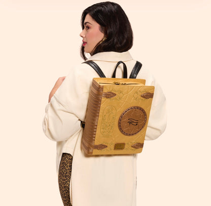 The Mummy Book of the Living Mid-Size Backpack with Card Holder