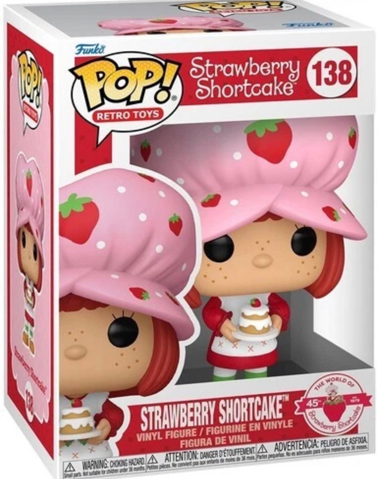 Funko Pop! Retro Toys: Strawberry Shortcake #138 45th Anniversary Vinyl Figure