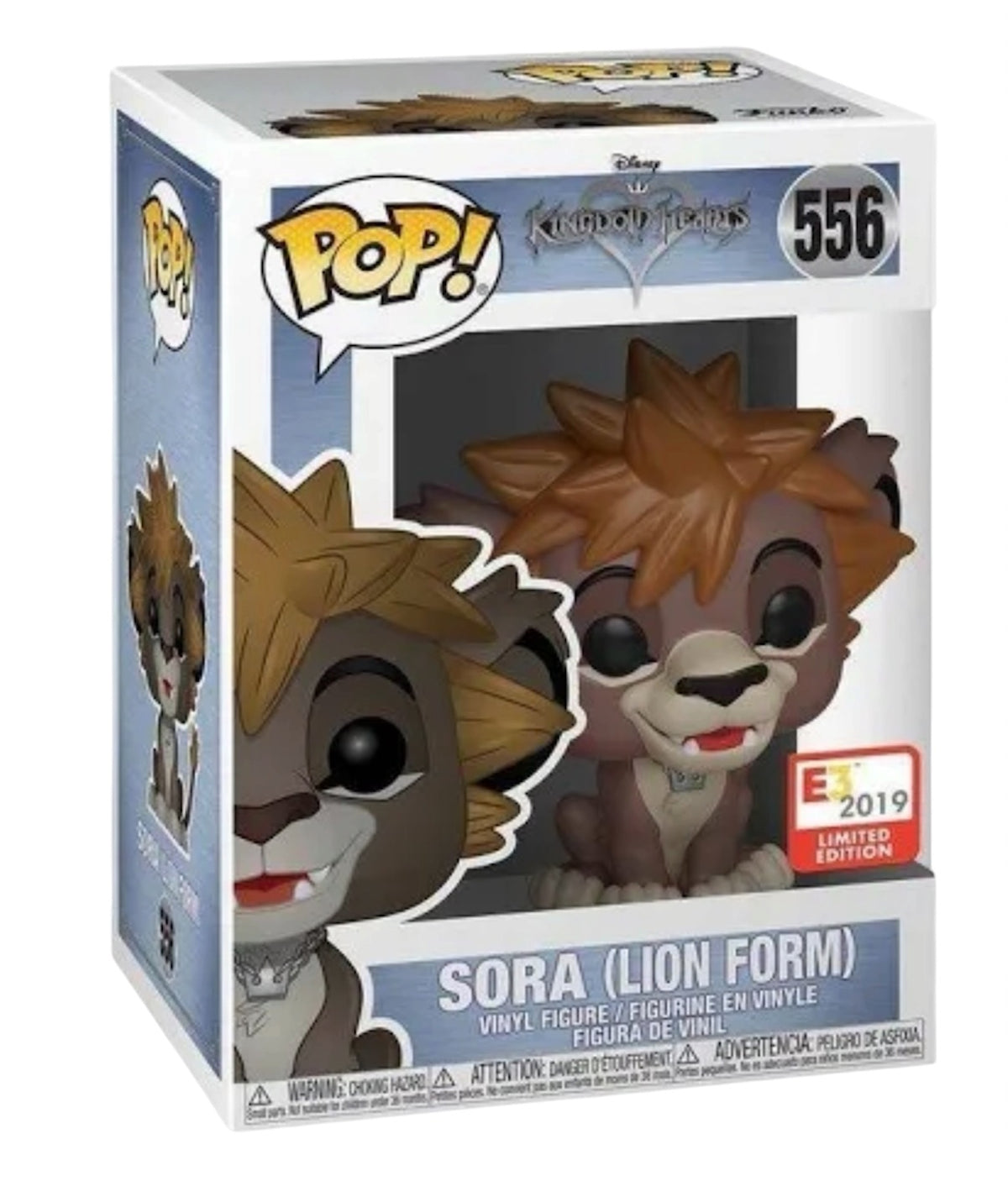 Funko Pop! Kingdom Hearts Sora (Lion Form) #556 Vaulted E3 2019 Limited Edition