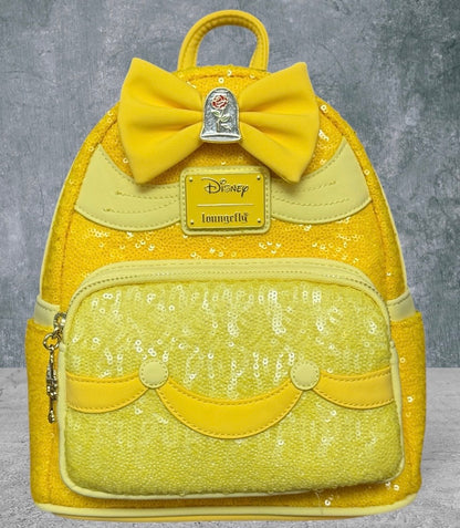 Beauty and the Beast Exclusive Belle Sequin Series Cosplay Mini Backpack Exclusive Loungefly