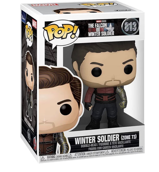 Funko Pop! Marvel: The Falcon and the Winter Soldier – Winter Soldier Zone 73 #813 Bobble-Head