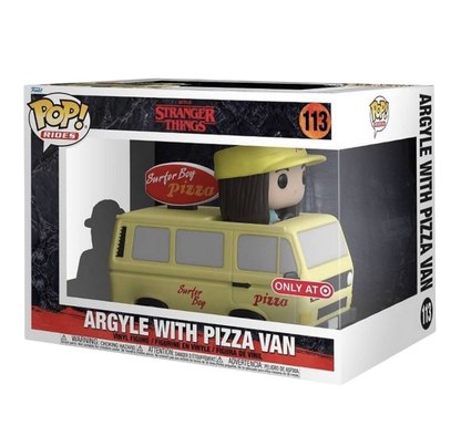 Funko Pop! Rides: Super Deluxe Stranger Things Season 4 - Argyle with Pizza Van #113