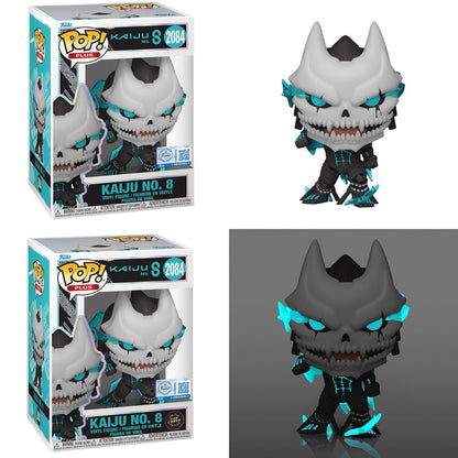 Funko Pop Plus Kaiju No. 8 #2084 Bundle Common + Limited Glow Chase