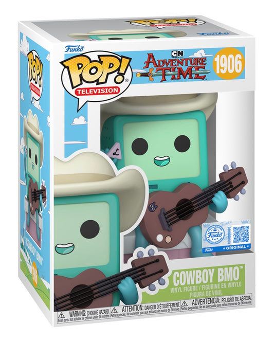 Funko Adventure Time Cowboy BMO with Guitar Exclusive Pop! Vinyl #1906