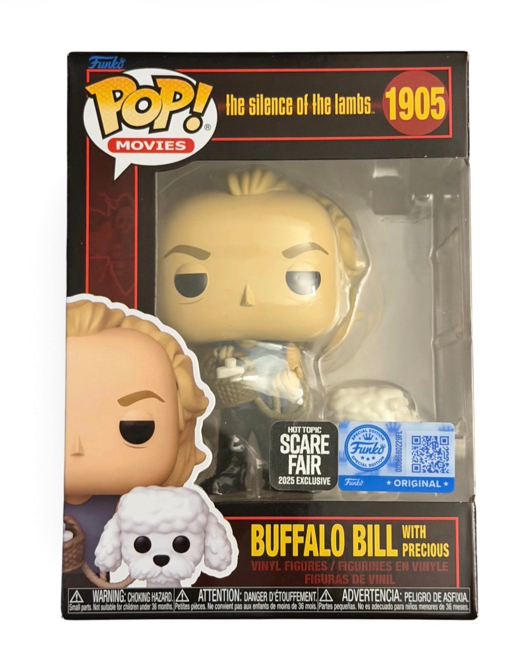 Funko Pop! The Silence of the Lambs Buffalo Bill with Precious #1905 Scare Fair 2025 Exclusive Vaulted