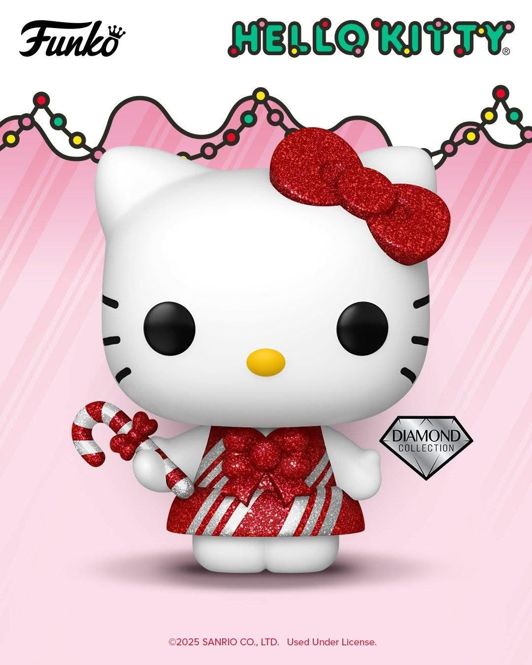 Funko Pop! Hello Kitty® Peppermint Diamond Glitter Exclusive Vinyl Figure