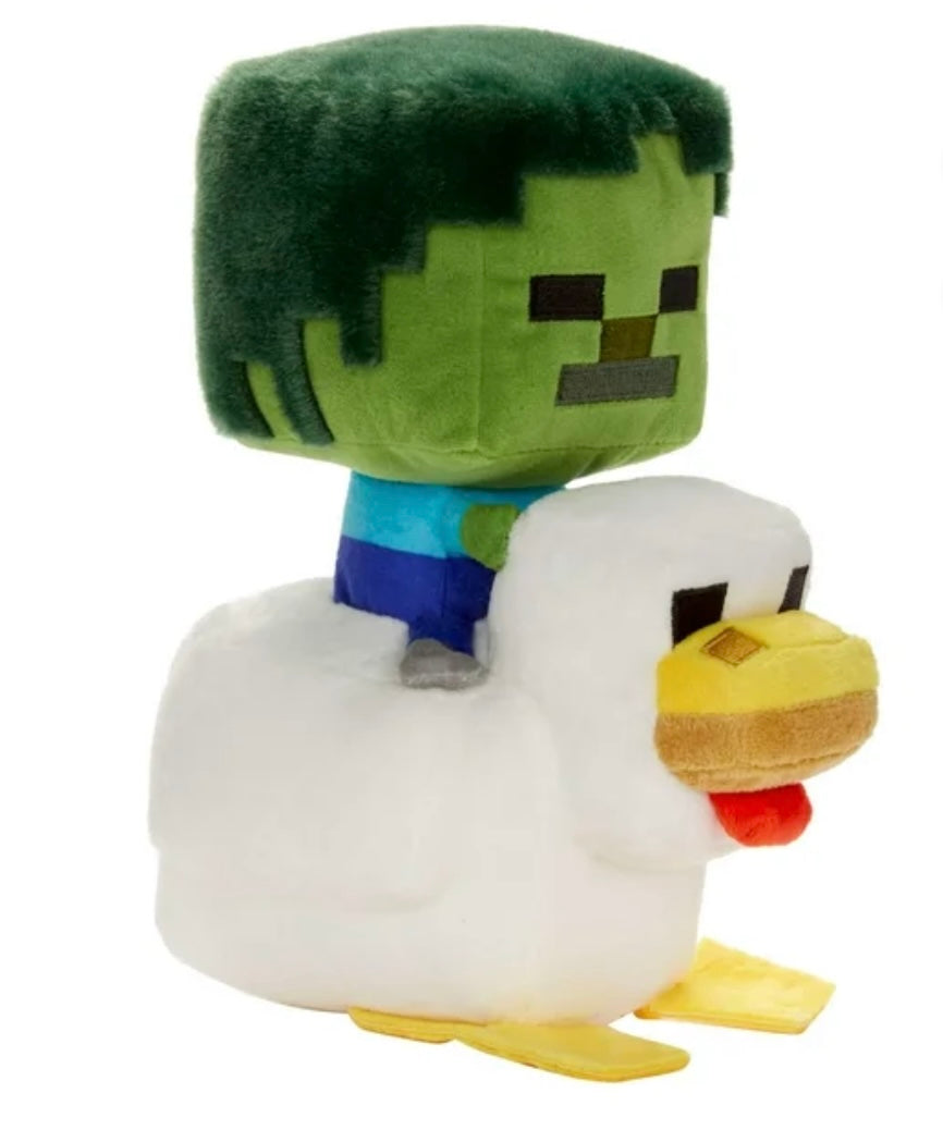 Minecraft Zombie Chicken Jockey Plush