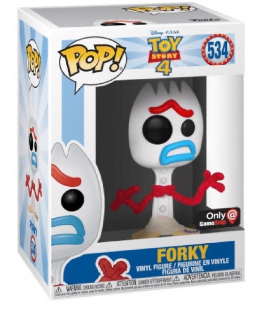 Funko Pop! Disney Pixar Toy Story 4 Forky #534 (GameStop Exclusive)