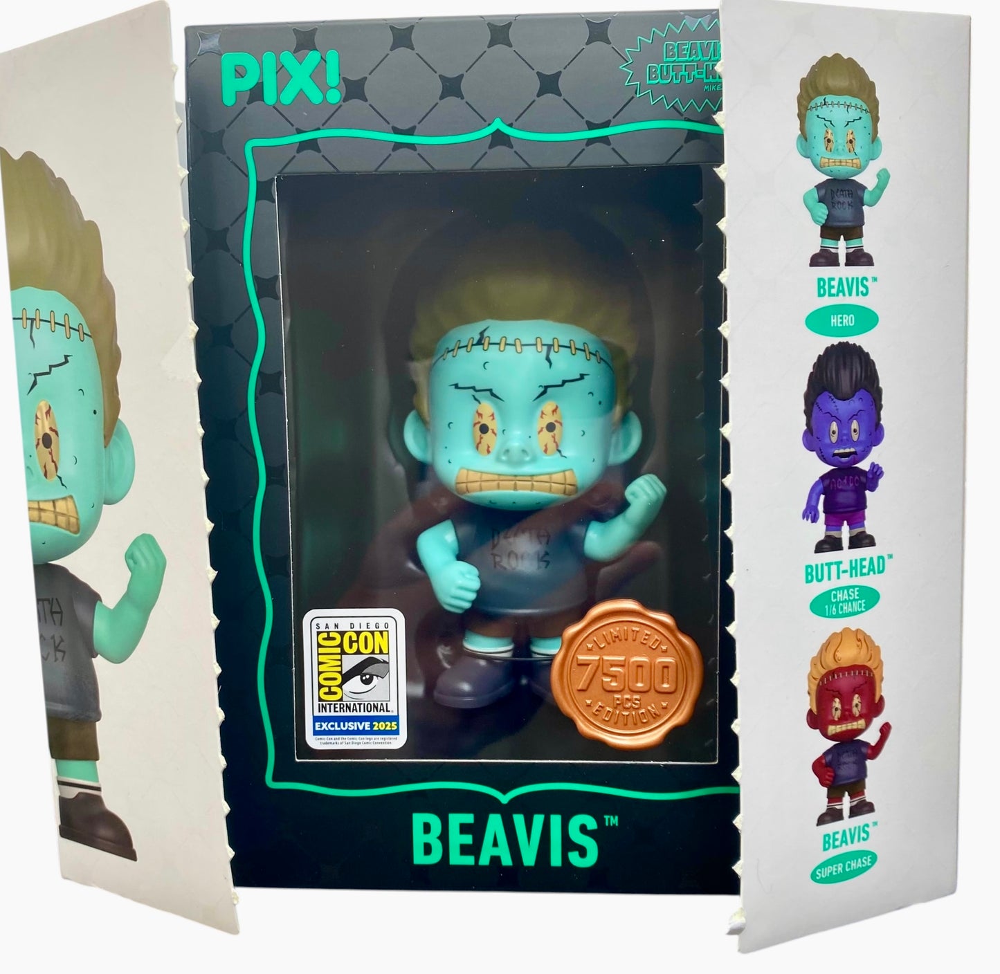 SDCC 2025  Thrilljoy PIX! Zombie Beavis LE 7500 exclusive SDCC Con Sticker