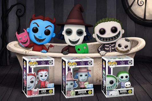 Funko Pop! Lock, Shock & Barrel GITD Exclusive Set of 3