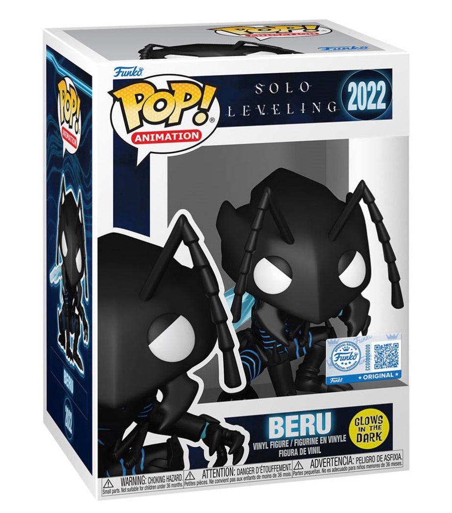 Funko Pop! Beru Glow in the Dark #2022 Solo Leveling Entertainment Earth Exclusive IN STOCK NOW
