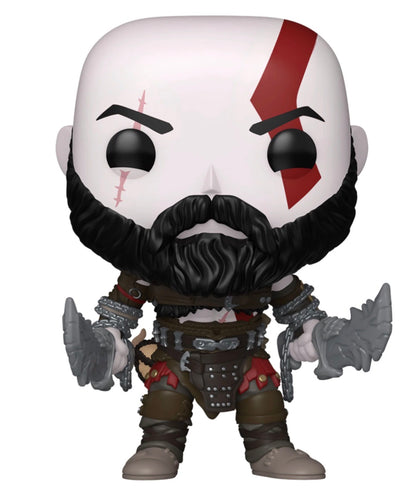 Funko Pop! Kratos with Blades #1285 God of War Ragnarok Toy Temple Exclusive