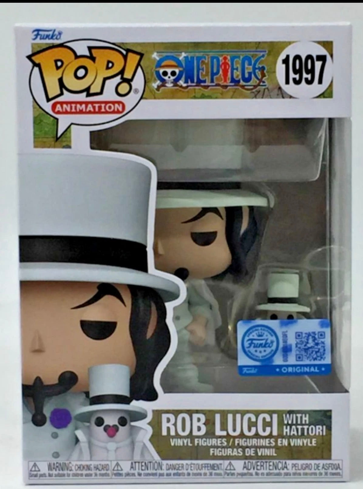 Funko Pop! One Piece Rob Lucci with Hattori Funko #1997