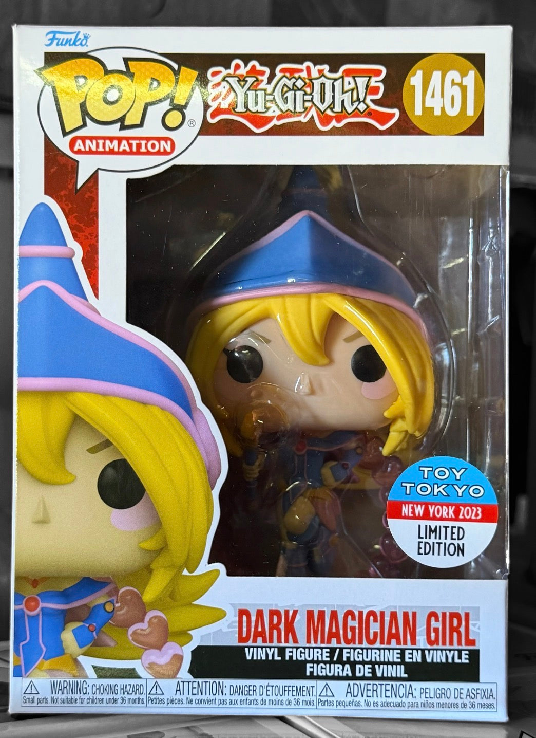 Funko Pop! Yu-Gi-Oh! Dark Magician Girl #1461 Toy Tokyo NYCC EXCLUSIVE Vaulted