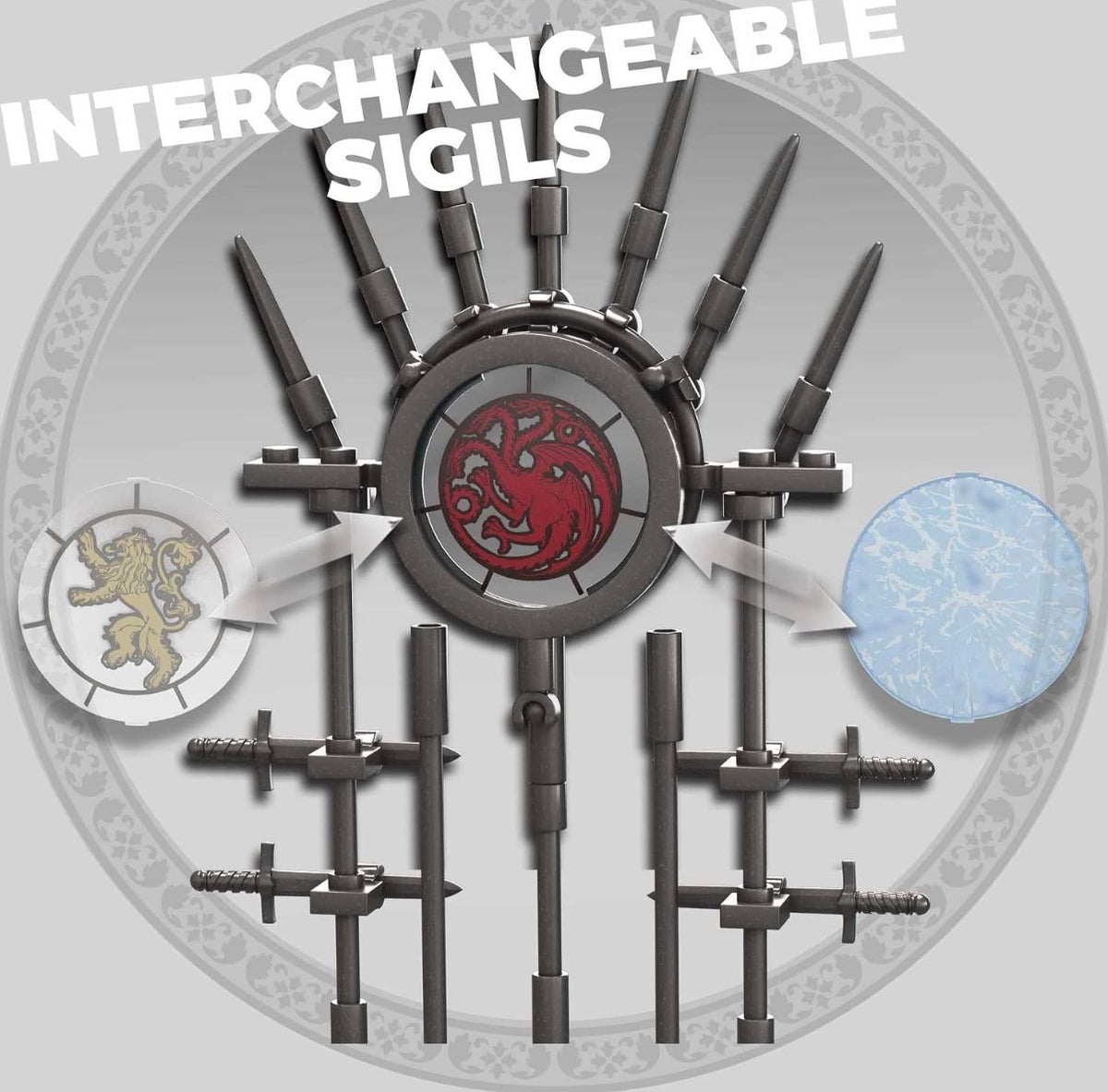 Mega Construx Game of Thrones The Iron Throne Building Set