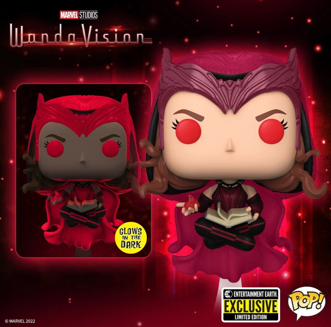 Funko Pop! WandaVision Scarlet Witch Glow-in-The-Dark EE Exclusive