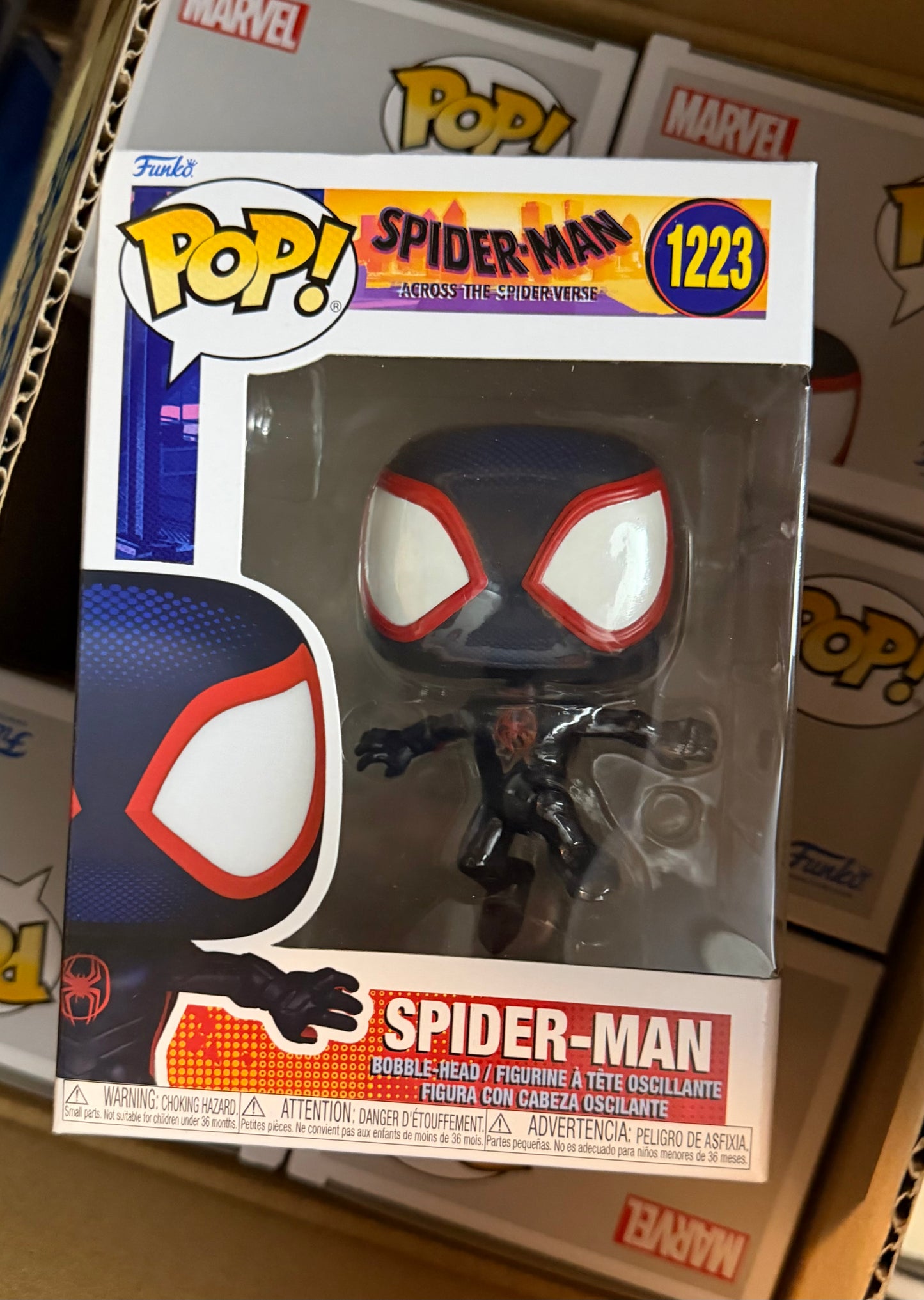 Vaulted Funko Pop! Marvel: Spider-Man Across the Spider-Verse – Spider-Man Miles Morales #1223 Vaulted