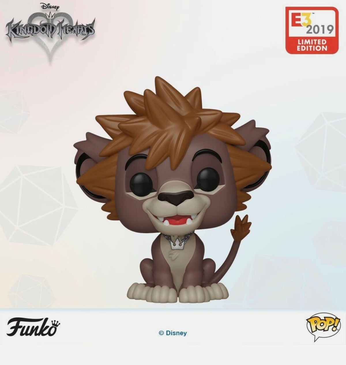 Funko Pop! Kingdom Hearts Sora (Lion Form) #556 Vaulted E3 2019 Limited Edition