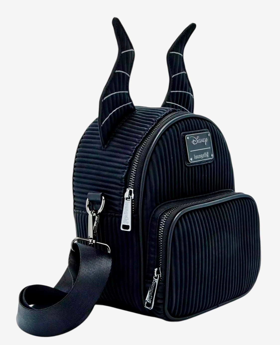 Disney Sleeping Beauty Maleficent Horns Convertible Mini Backpack