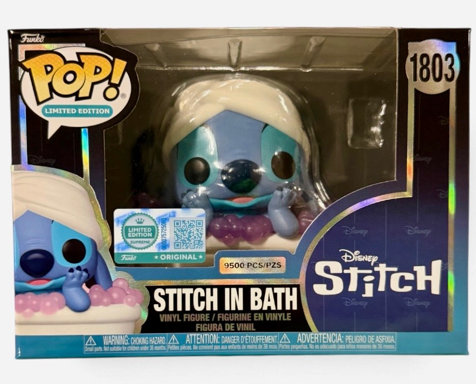 Funko POP! Stitch In Bath #1803 LE 9500 Funko Shop Exclusive