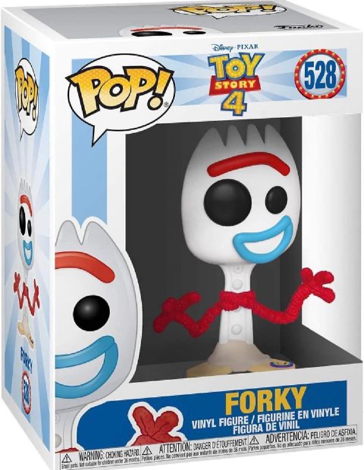 Funko Pop! Disney Pixar Toy Story 4 Forky #528 Vinyl Figure