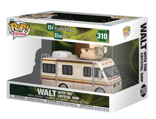 Funko Pop! Rides Walt with the Crystal Ship #310 Breaking Bad Vinyl Figure