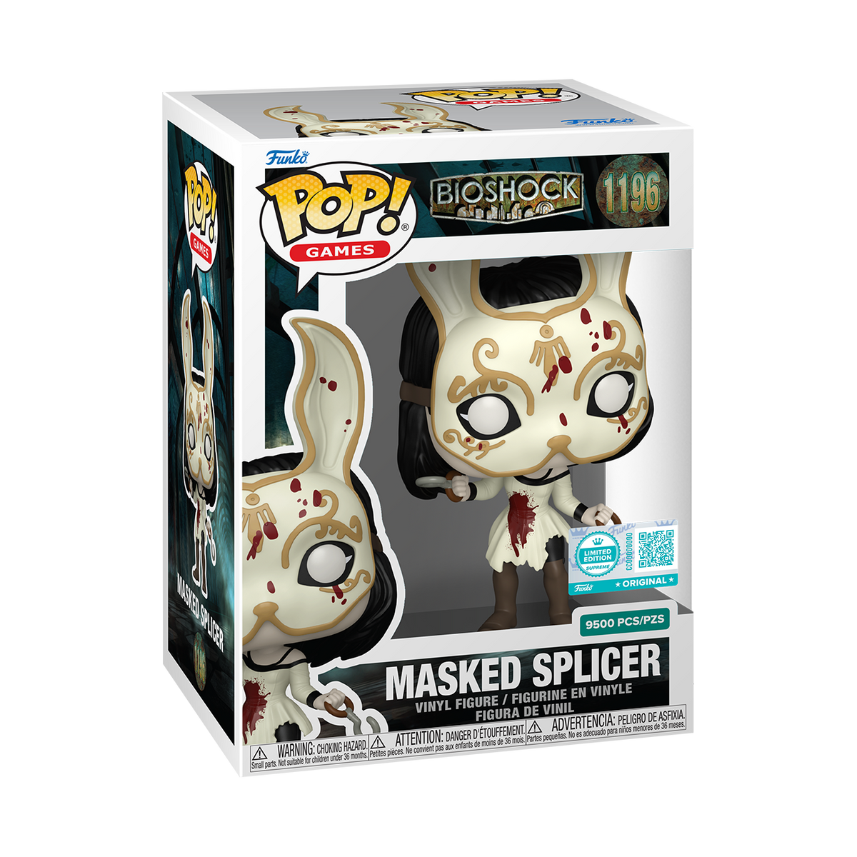 Funko Pop! BioShock Masked Splicer #1196 Supreme Limited Edition LE 9500