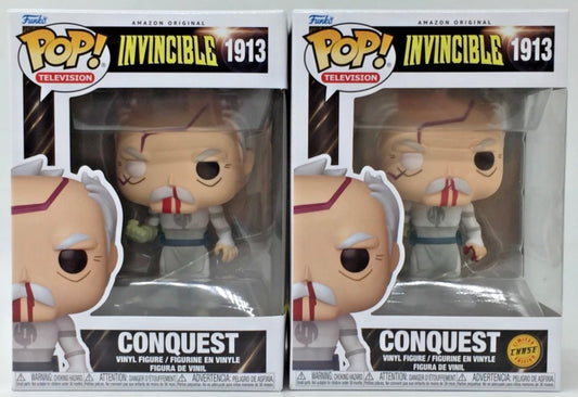 Funko Pop! Television: Invincible Conquest #1913 Common & Chase Bundle