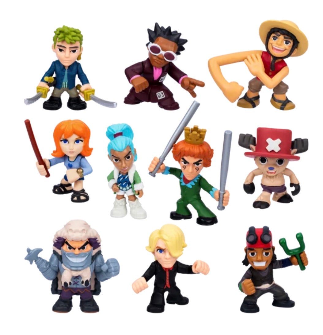 Netflix One Piece Minifigures Mini Action Figures - New/Sealed Blind Bags 1 Box