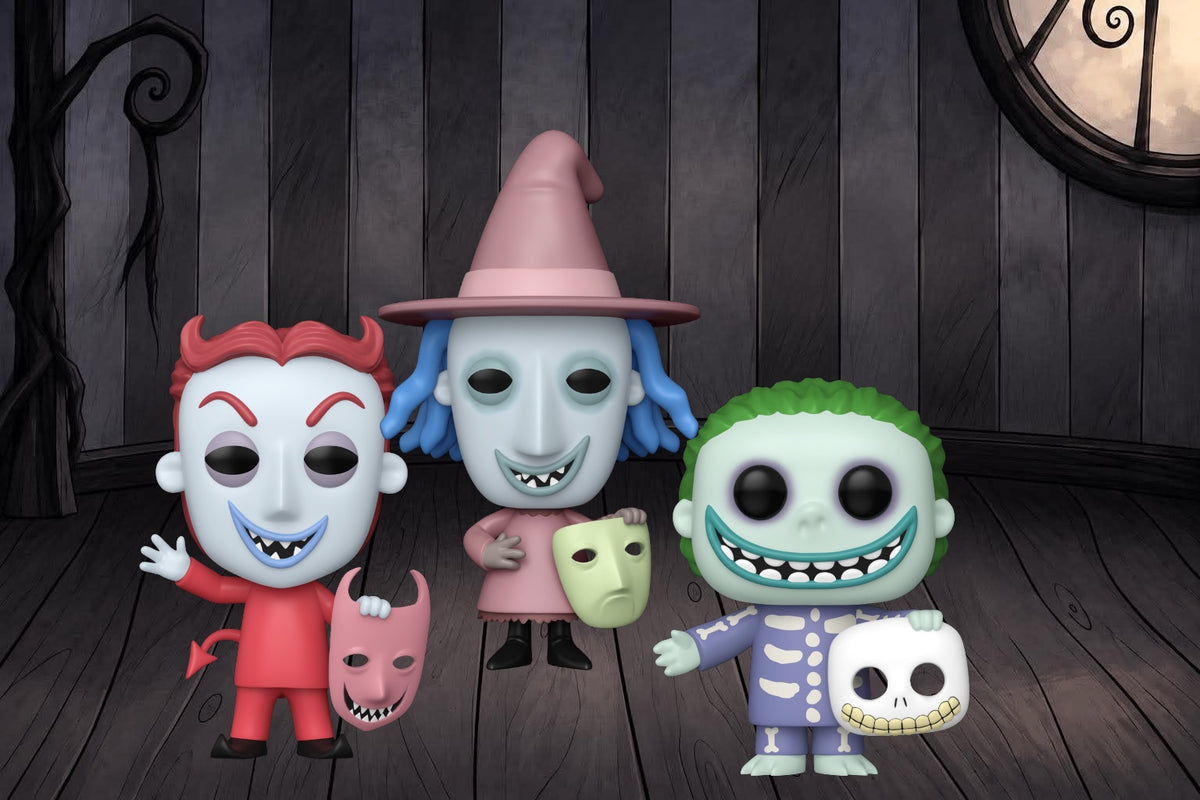 Funko Pop! Lock, Shock & Barrel GITD Exclusive Set of 3