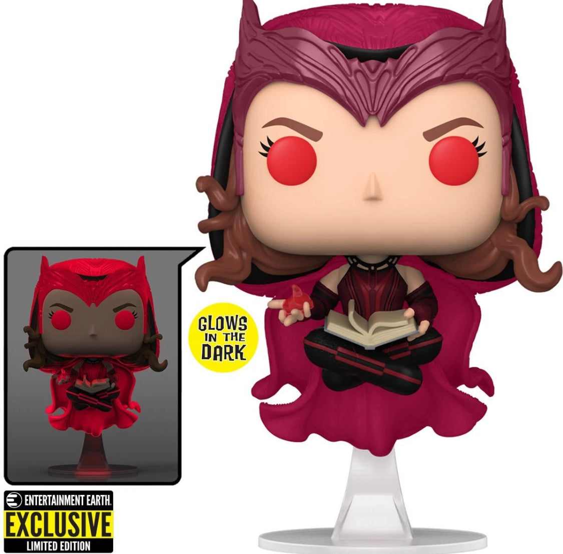 Funko Pop! WandaVision Scarlet Witch Glow-in-The-Dark EE Exclusive
