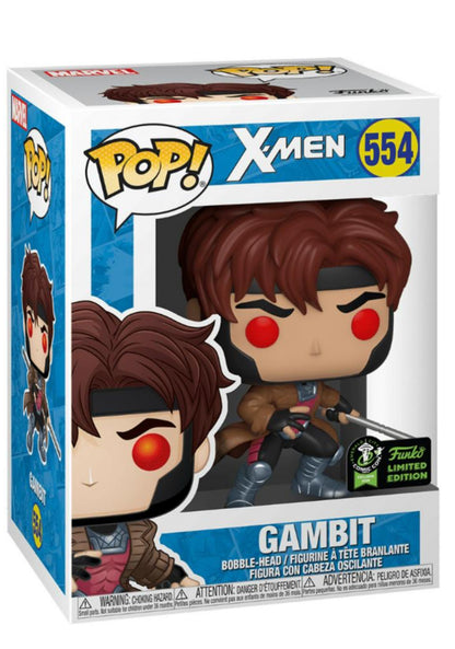 Funko Pop! Marvel X-Men Gambit #554 - Emerald City Comic Con Exclusive Official Con Sticker