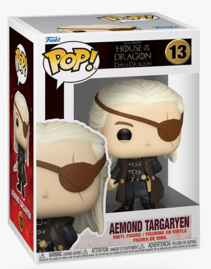 Funko Pop! House of the Dragon Aemond Targaryen #13 Vinyl Figure