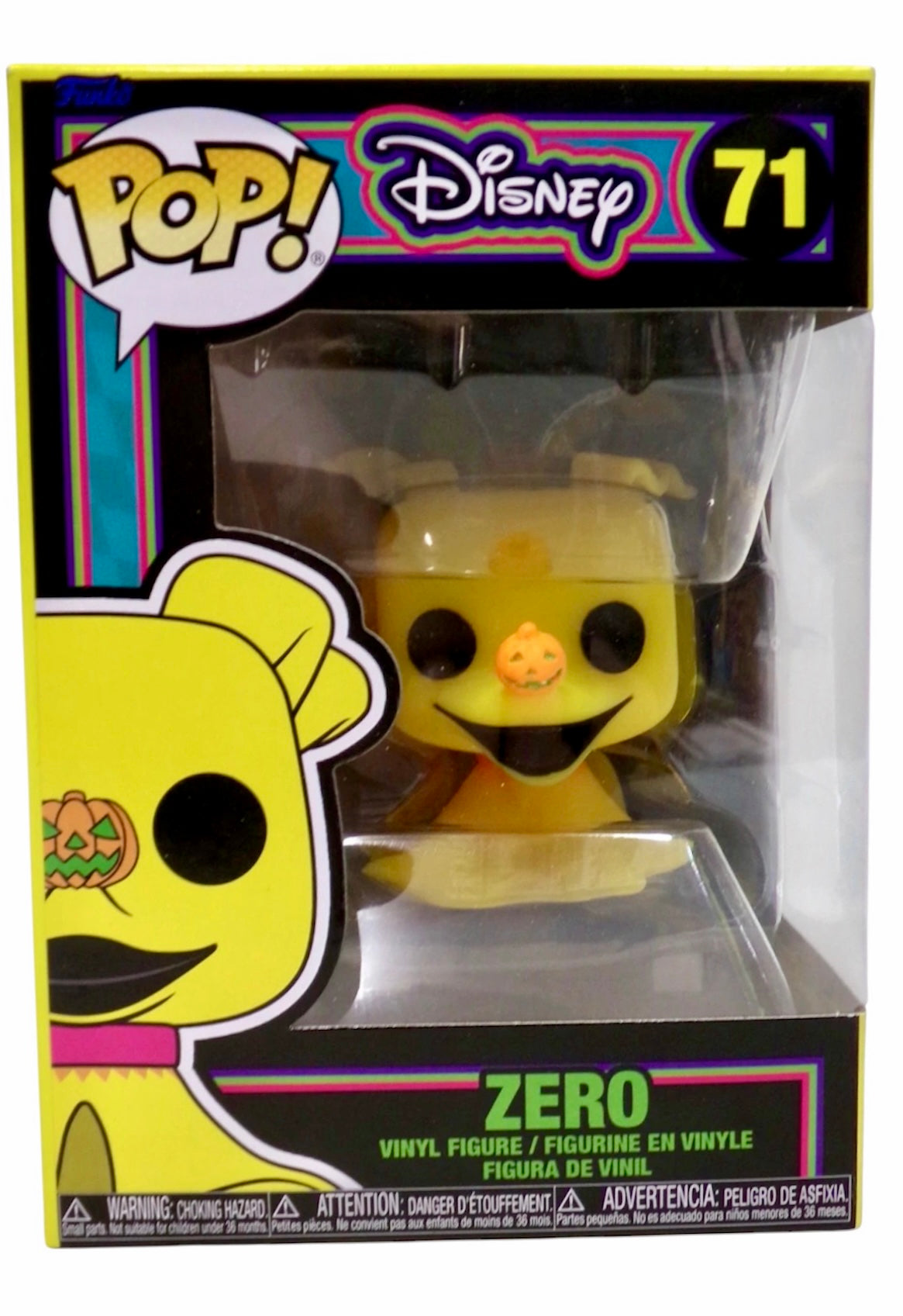 Funko Pop! Nightmare Before Christmas Zero #71 Blacklight