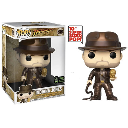 Disney Pop! Vinyl Figure Indiana Jones with Idol Metallic 10" ECCC Exclusive 885