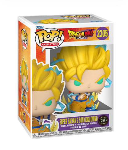 Funko Pop! Super Saiyan 2 Son Goku Mini #2305 Glow Chase
