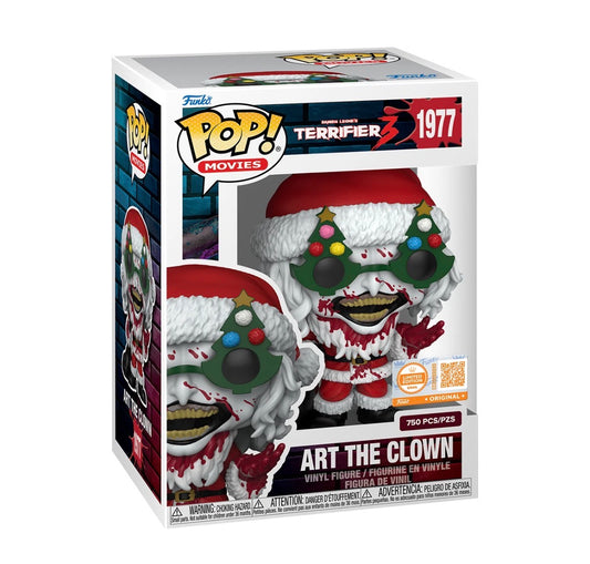 Funko POP! Terrifier 3 #1977 Art the Clown in Santa Suit (Bloody) LE750 Confirmed order NEW