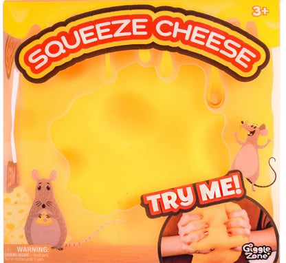 Squeeze Cheese Squishy Sensory Toy by Gooie Zooie