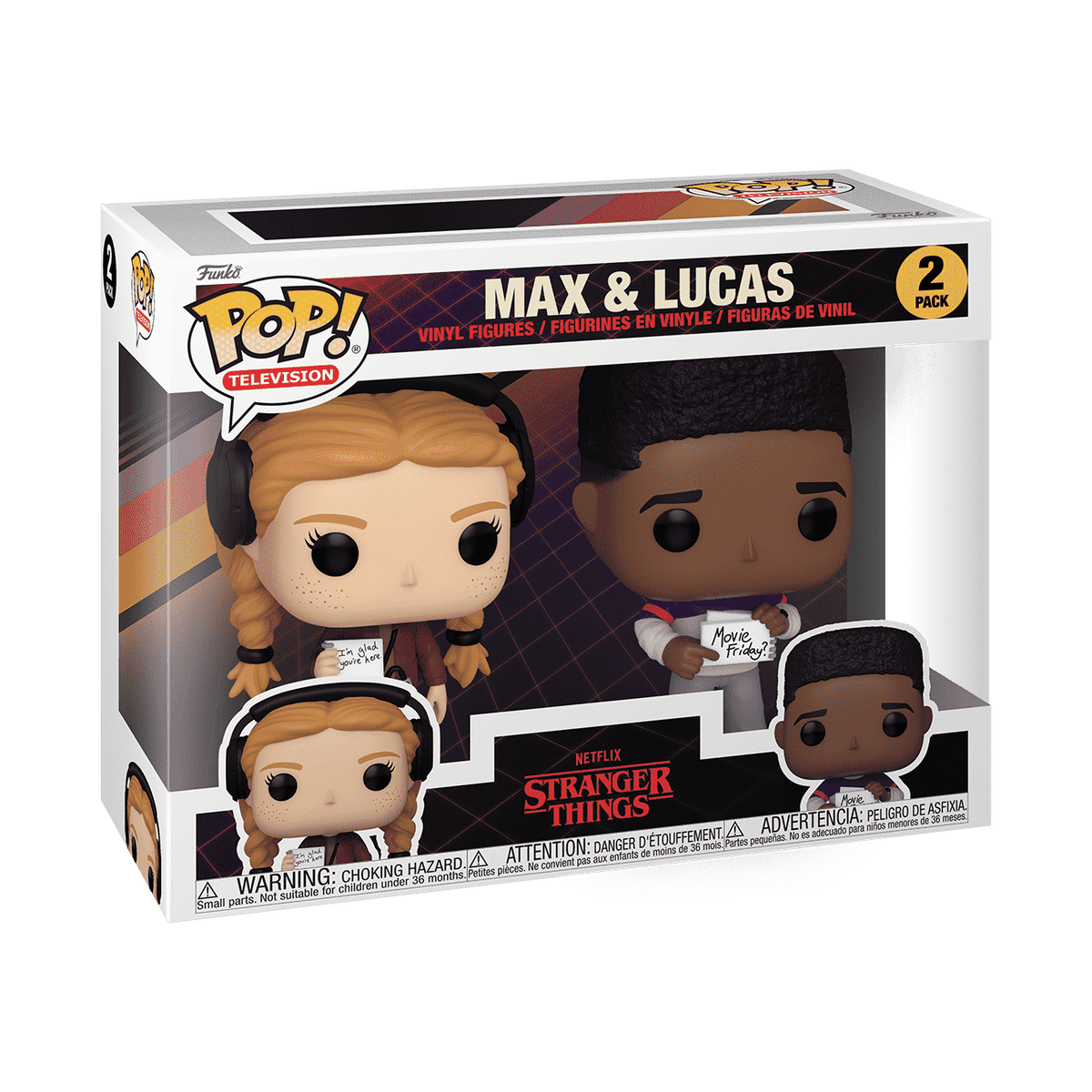 Funko Pop! Stranger Things Max & Lucas 2-Pack